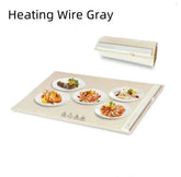 Graphene Beige Electric Warming Tray for Effortless Food Heating - Himpall